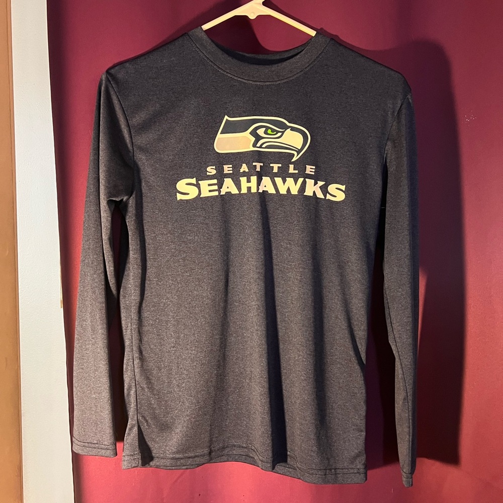 Long Sleeve Women’s Performance Shirt - Blue Seahawks
